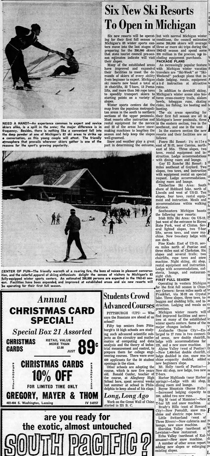 Sojourn Lakeside Resort (Gay El Rancho Ranch, El Rancho Stevens Ranch) - Nov 4 1962 Article (newer photo)